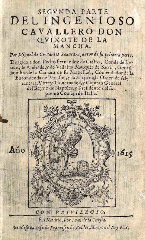 31 DE OCTUBRE DE 1615Se publica la segunda parte de El Quijote - Acami