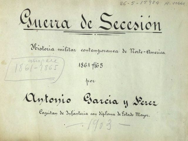 Presentación de libro sobre la guerra de Secesión norteamericana