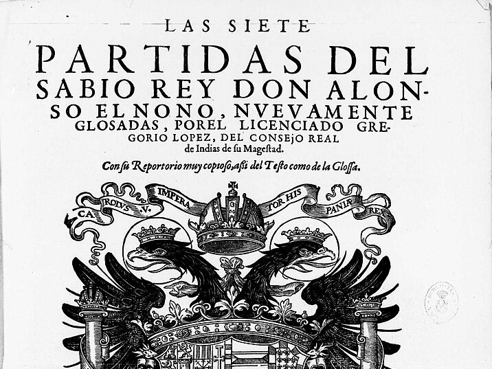 Código de las Siete Partidas del Rey Alfonso X