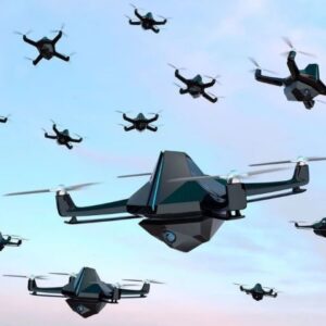 Enjambres de drones aéreos