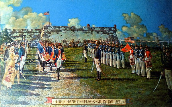 10 DE JULIO DE 1821. Entrega de la Florida